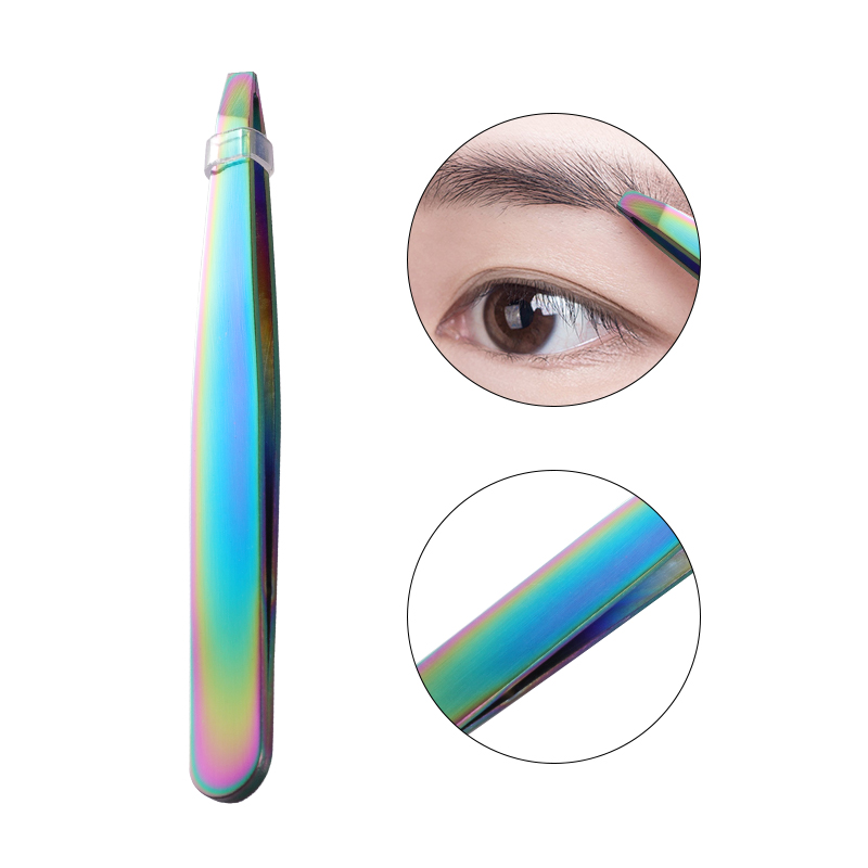 Beauty Makeup Tips - Pinça de Sobrancelha em Aço Inoxidável