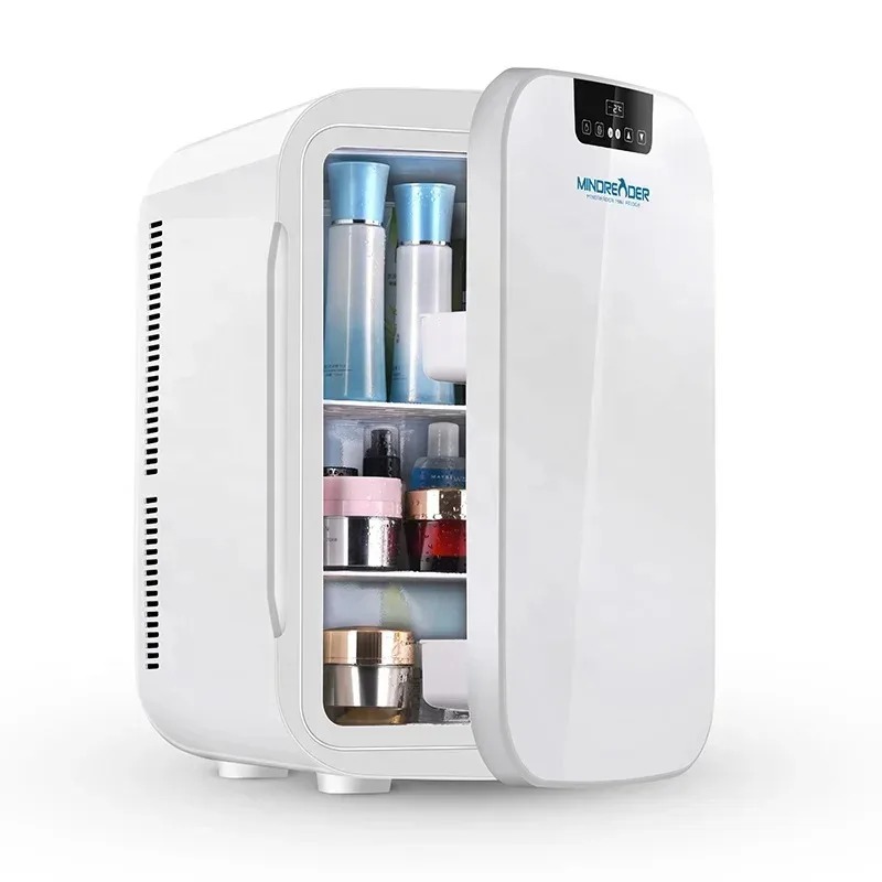Beauty Makeup Fridge - Refrigerador doméstico com porta de vidro,
