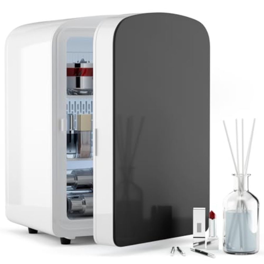 Beauty Makeup Fridge - Mini Geladeira 9L para Quarto, Carro,