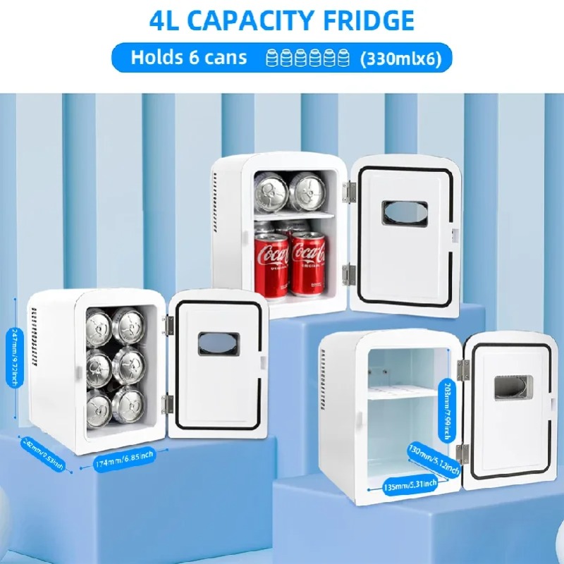 Mini Geladeira Portátil 4L par - Beauty Makeup Fridge avaliação e preço
