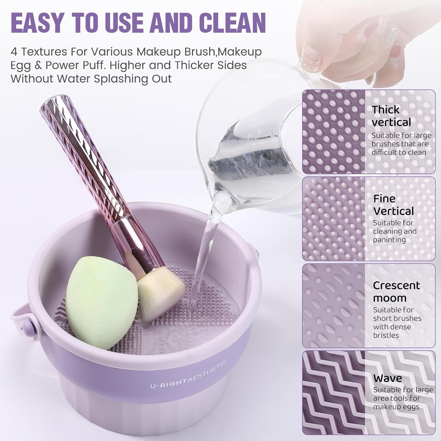 Tigela de Limpeza para Pincéis - Beauty Makeup Tools Set avaliação e preço