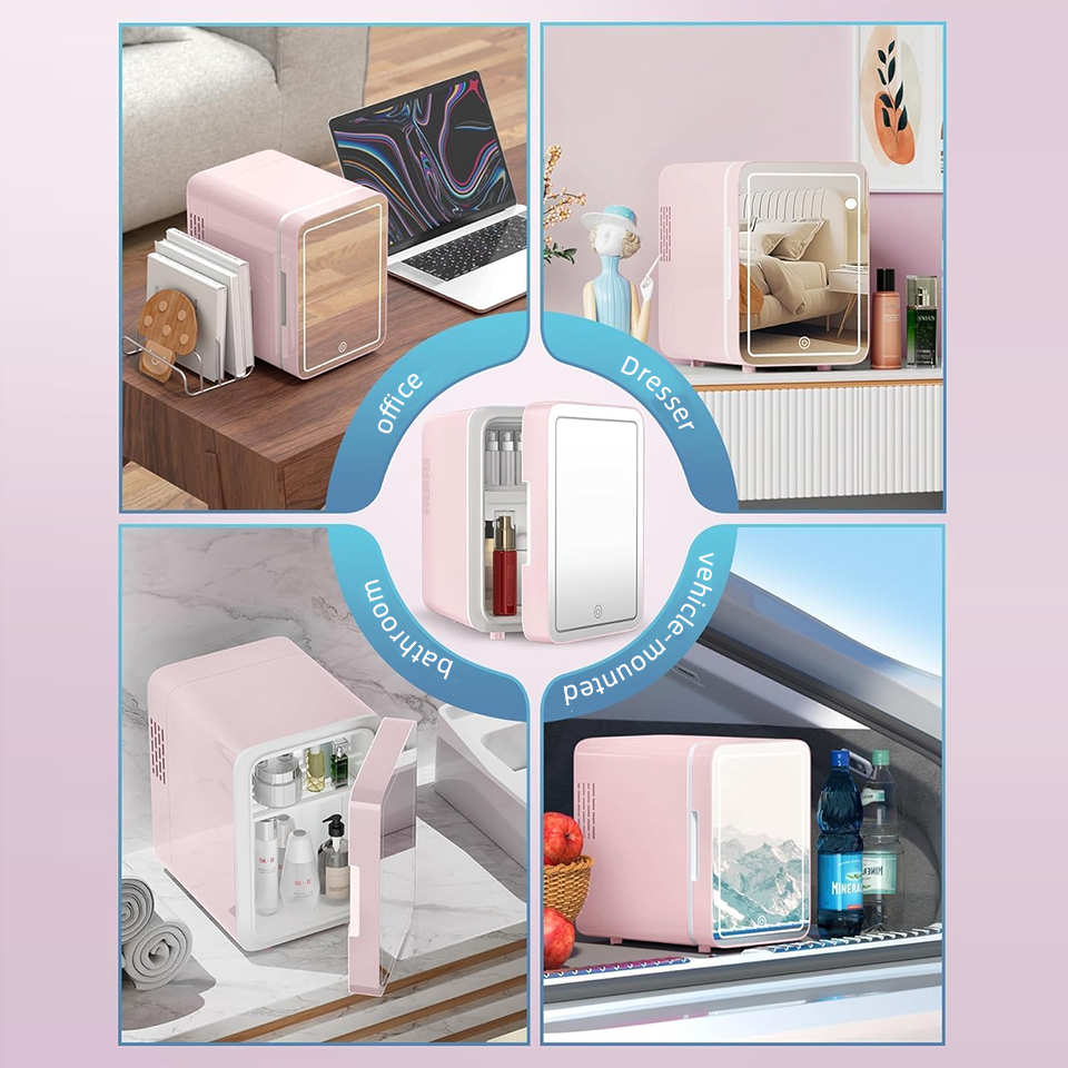 Mini Geladeira Yanace 6L/9L co - Beauty Makeup Fridge avaliação e preço