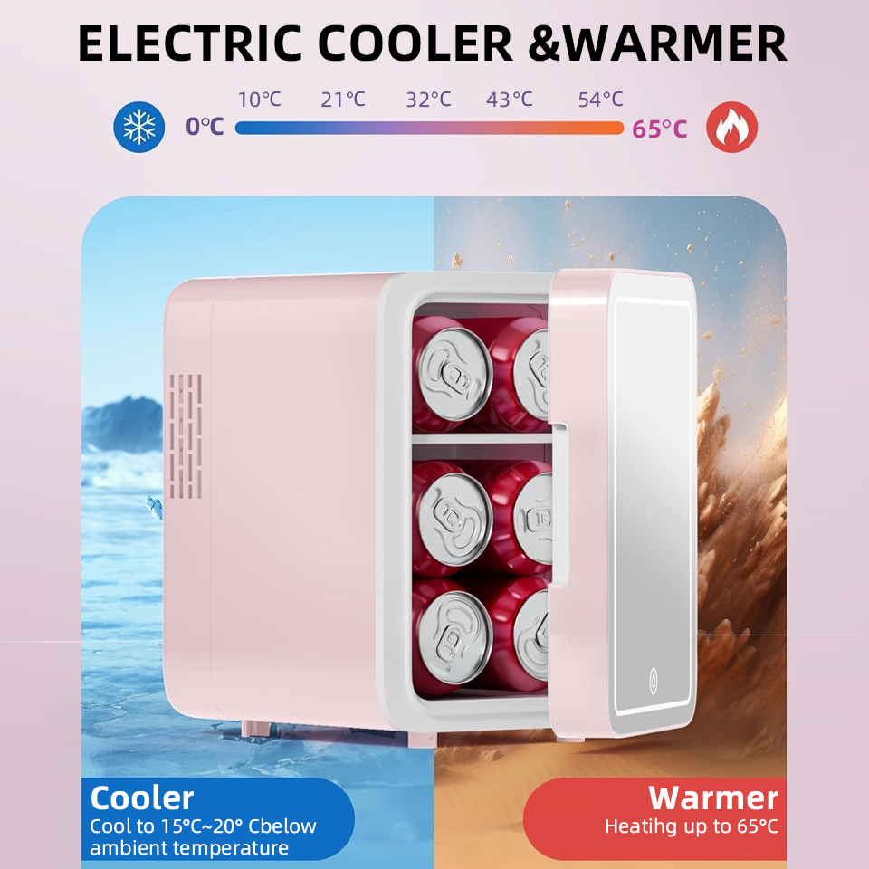 Mini Geladeira Yanace 6L/9L co - Beauty Makeup Fridge avaliação e preço