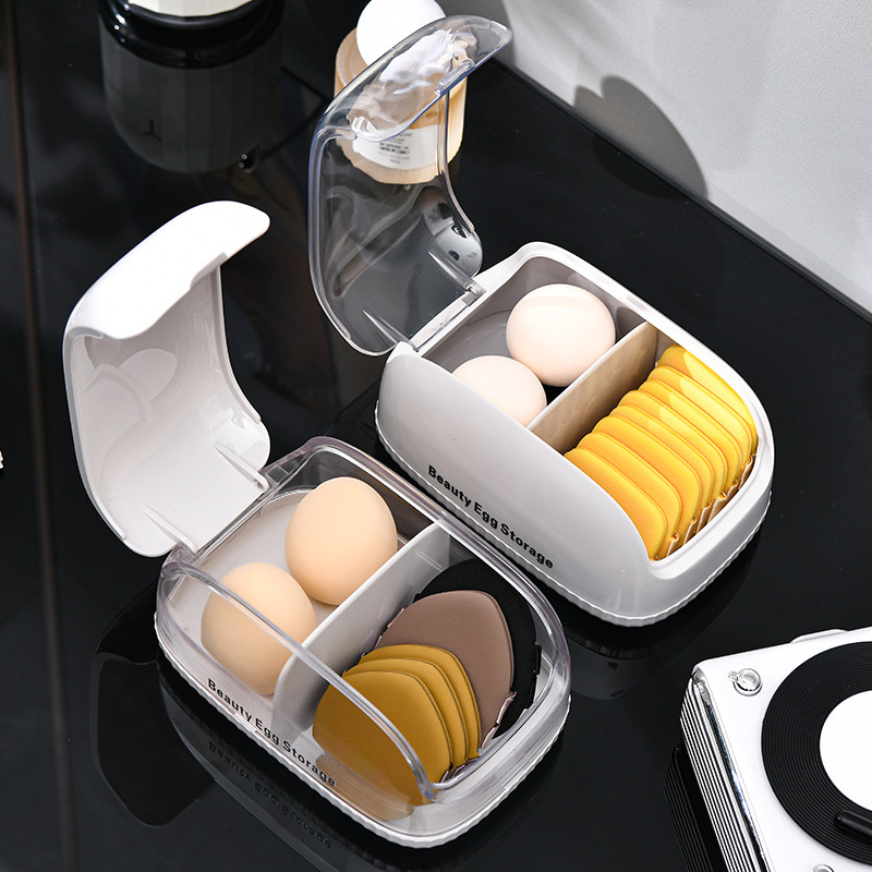 Caixa de armazenamento de espo - Beauty Makeup Blender avaliação e preço