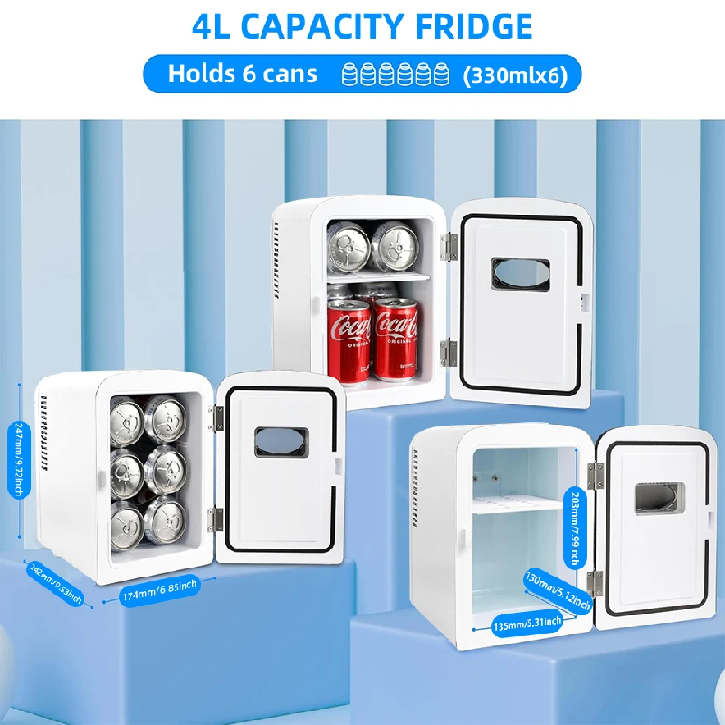 Mini Geladeira Portátil 4L par - Beauty Makeup Fridge avaliação e preço
