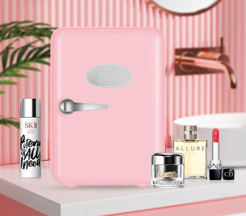 Dupla utilização 4l casa uso d - Beauty Makeup Fridge avaliação e preço