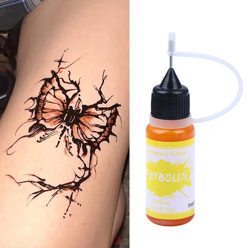 Tinta de tatuagem temporária c - Beauty Juice Makeup avaliação e preço